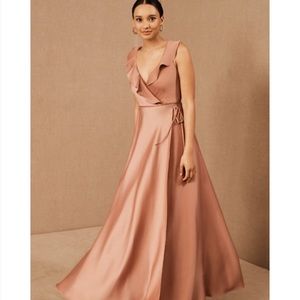 Tansy Satin Charmeuse Maxi Dress